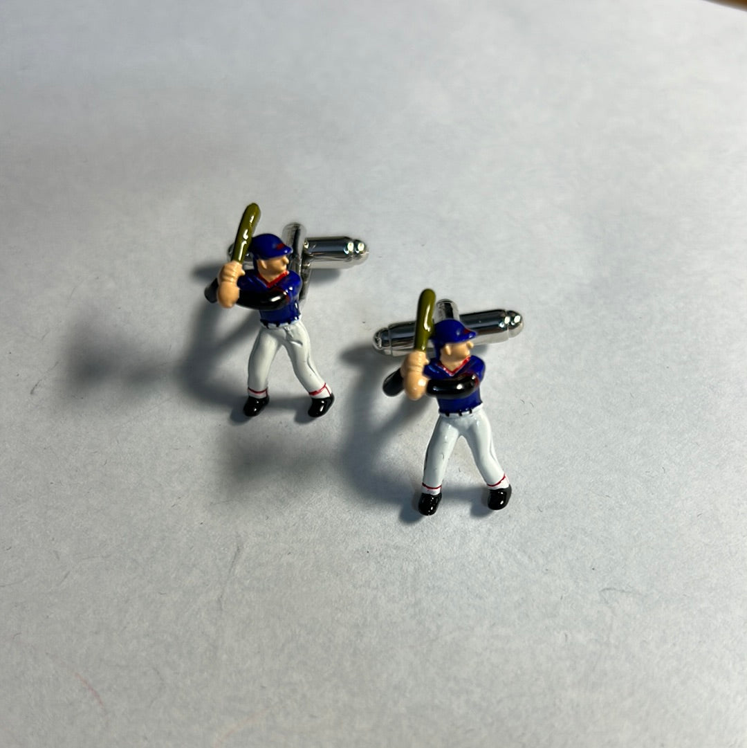 Cufflinks- baseball player
