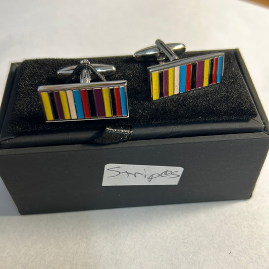 Cufflinks-Stripes